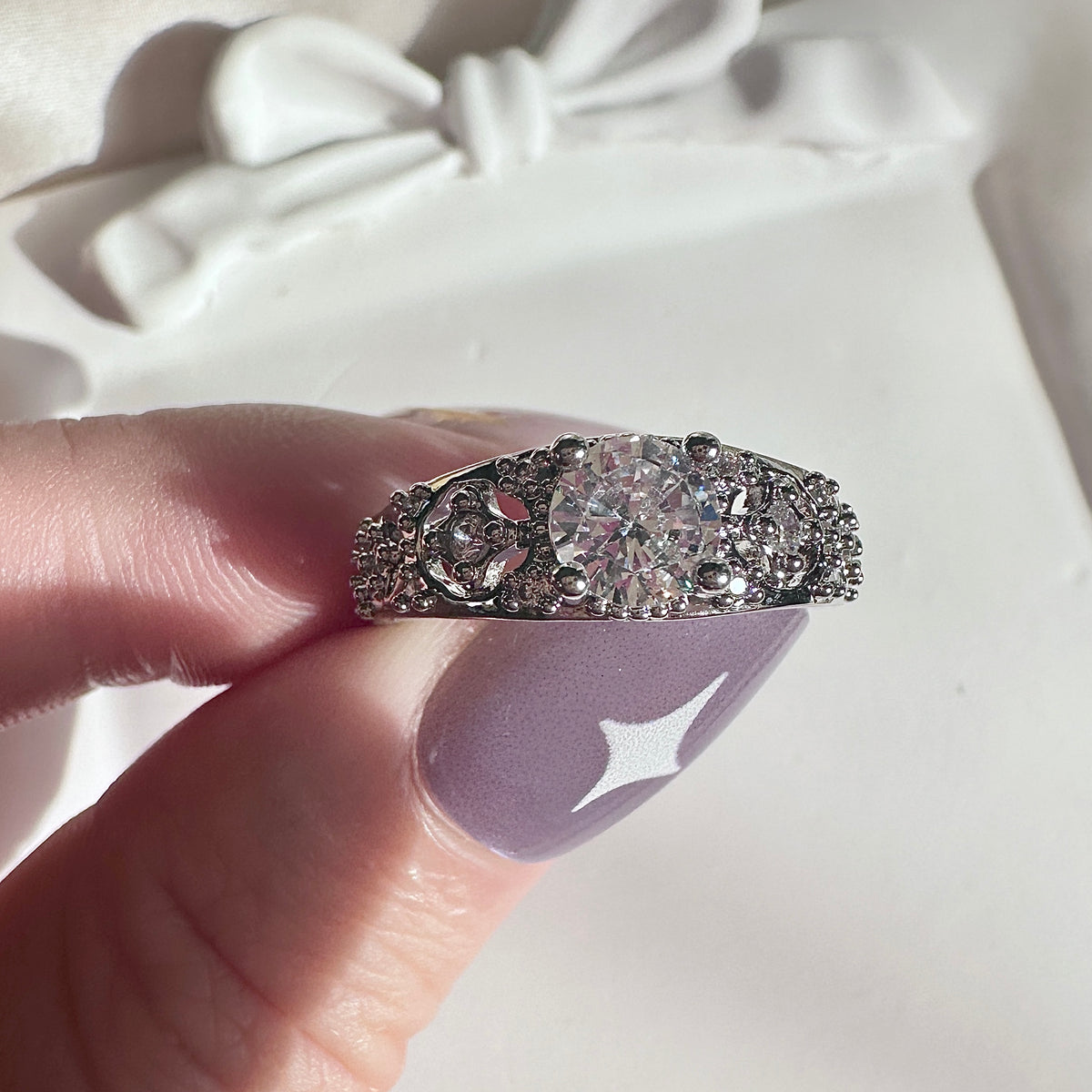 Unique Vintage Filigree Statement Ring