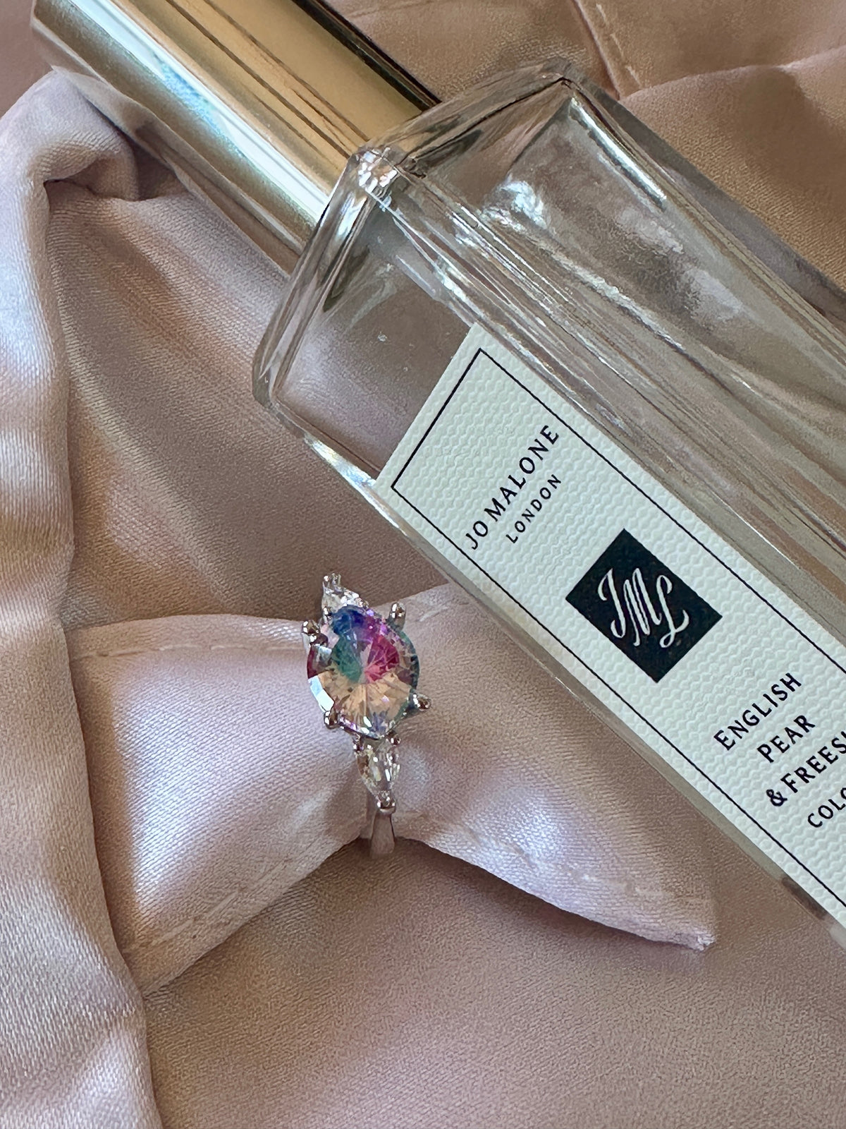 Iridescent Aurora Mystic Rainbow Ring