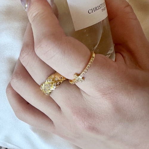 2-Piece Dainty Ring Set