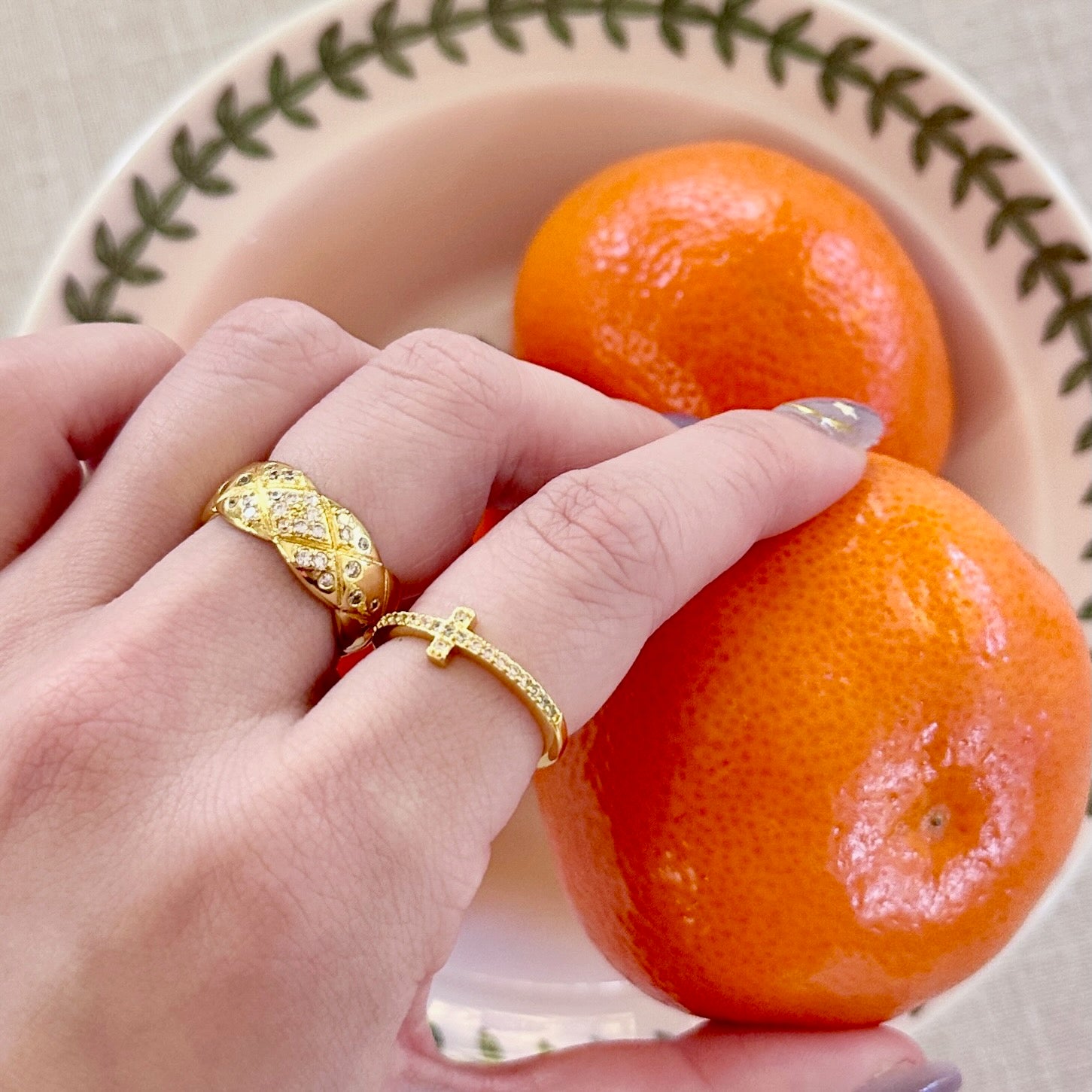 2-Piece Dainty Ring Set