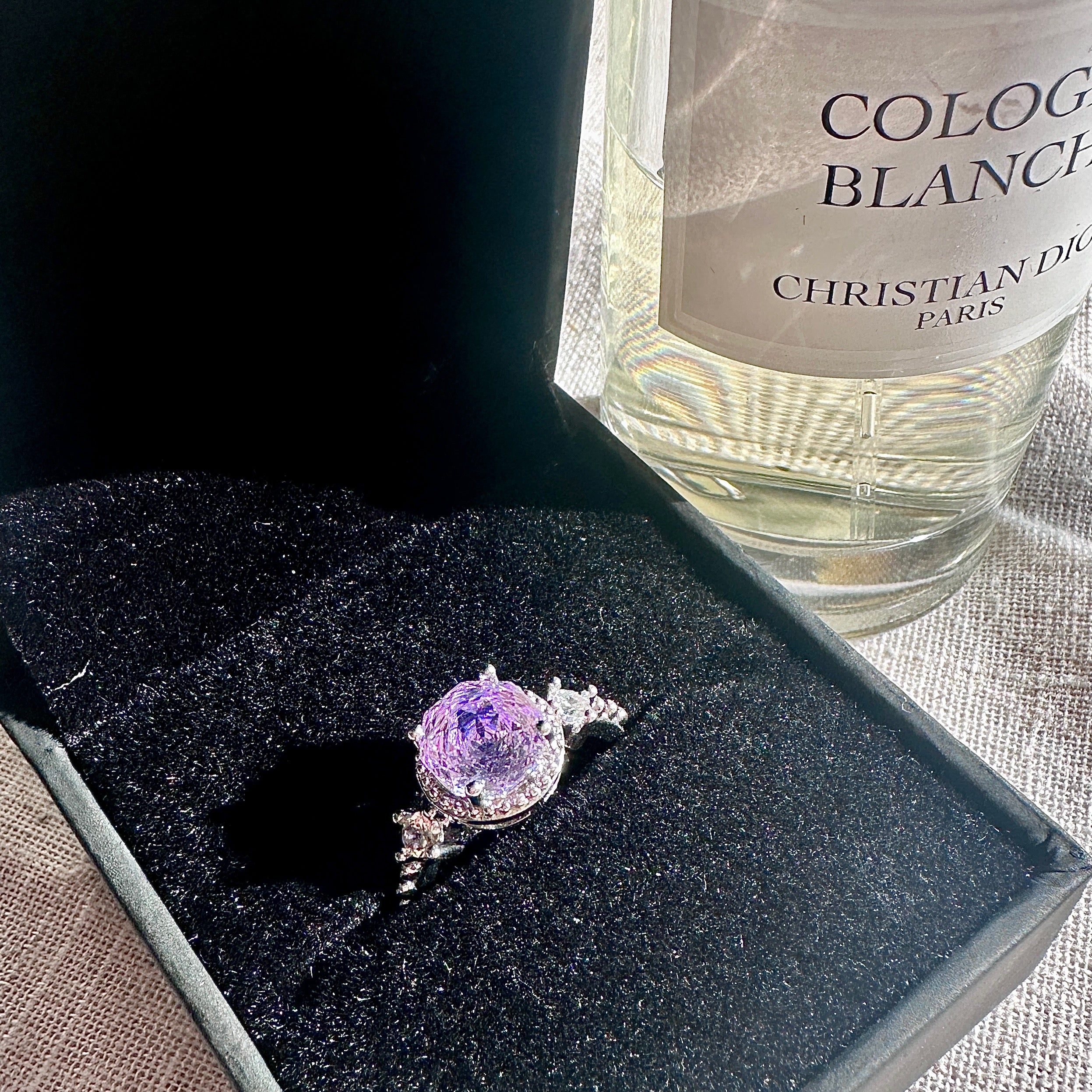 Unique Lavender Amethyst-Style Ring