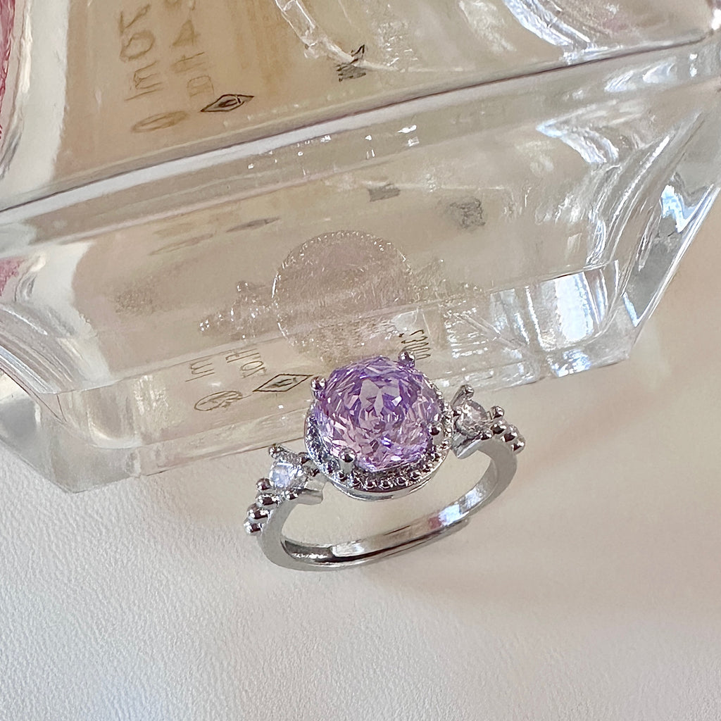 Unique Lavender Amethyst-Style Ring