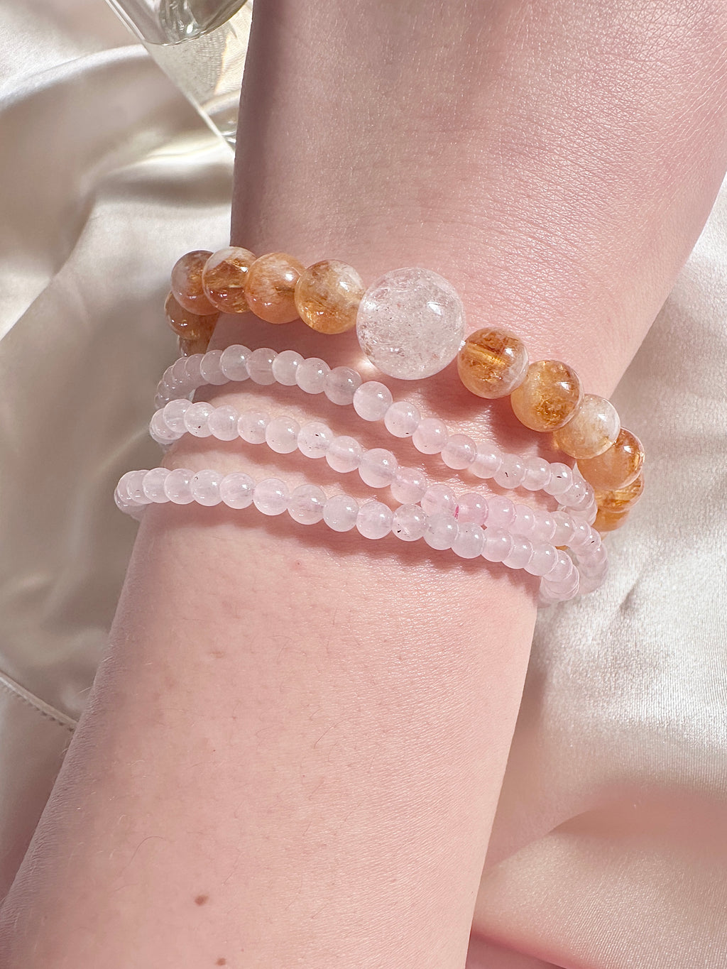 Self-Love Stone-Rose Quartz Bracelet 4mm