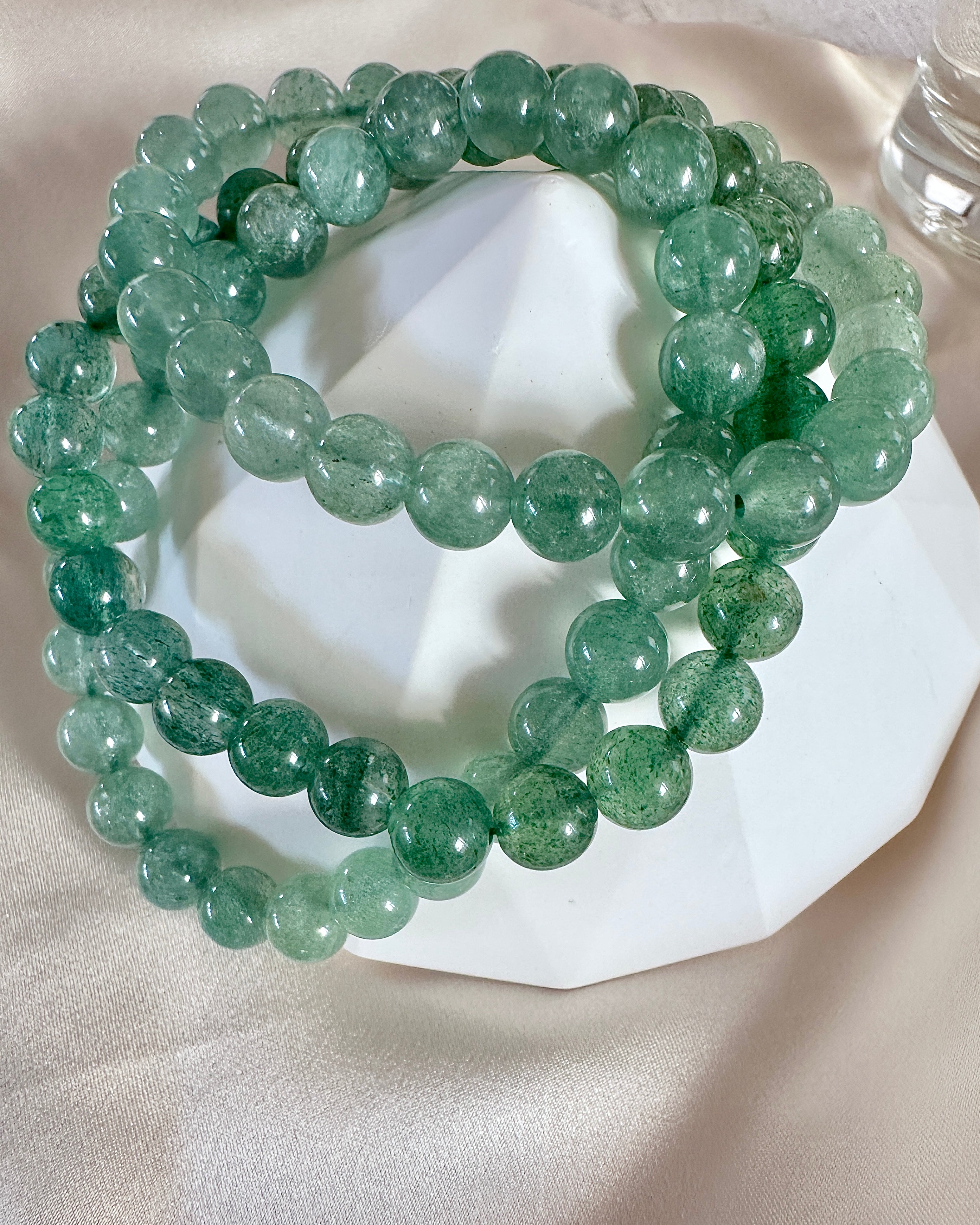 Strawberry Quartz Bracelet — Stone of the Forest Whisper