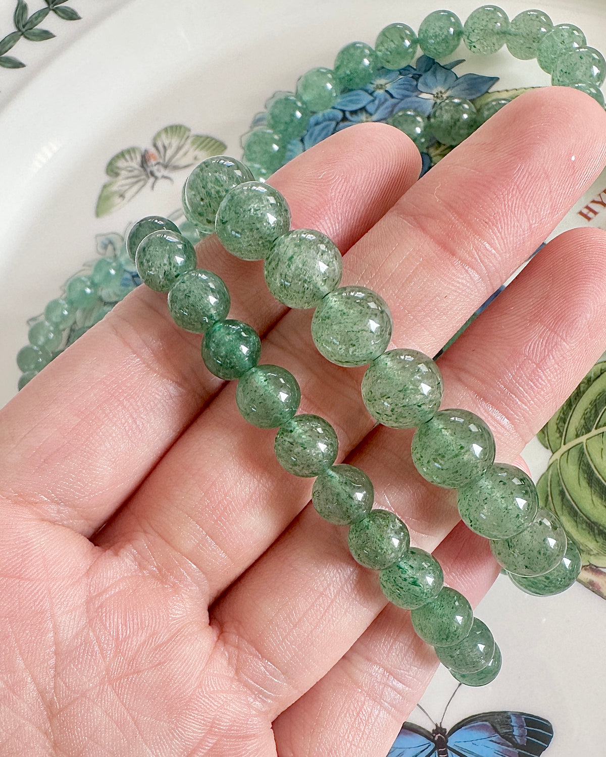 Strawberry Quartz Bracelet — Stone of the Forest Whisper