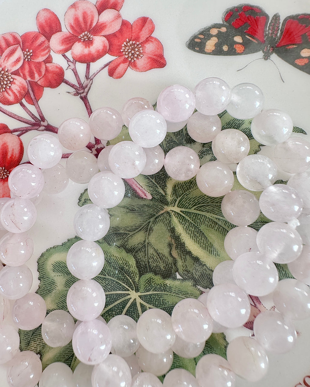 Rose Quartz Bracelet — 10mm Self-Love Stone