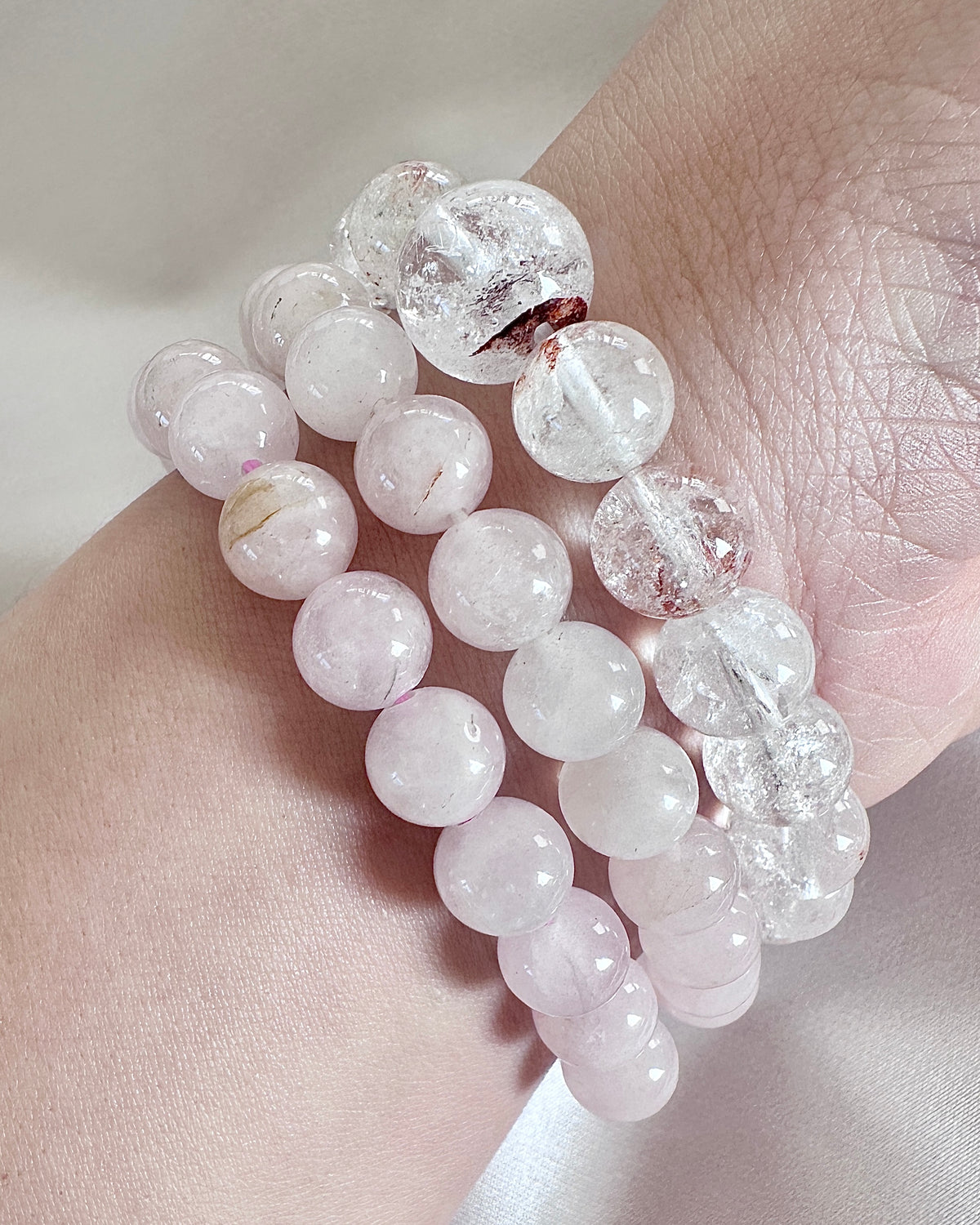 Rose Quartz Bracelet — 10mm Self-Love Stone