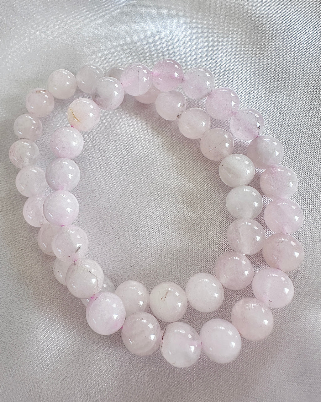 Rose Quartz Bracelet — 10mm Self-Love Stone