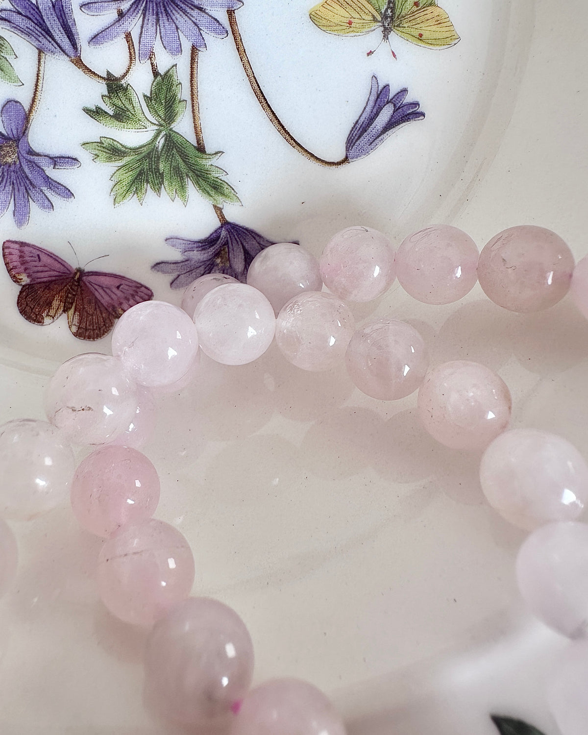 Rose Quartz Bracelet — 10mm Self-Love Stone