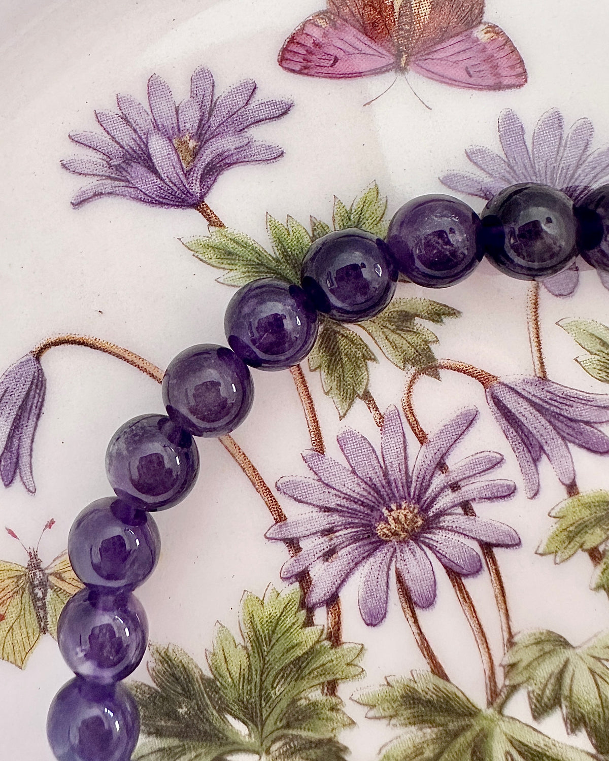 Amethyst Bracelet — Crown Chakra Calm, Focus & Sleep