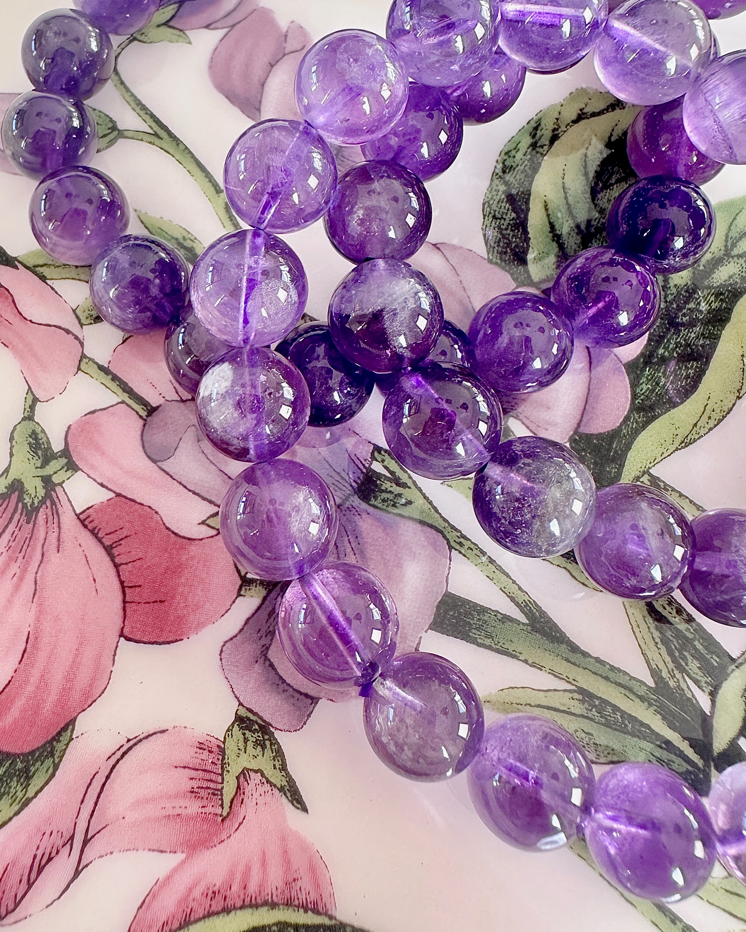 Amethyst Bracelet — Crown Chakra Calm, Focus & Sleep