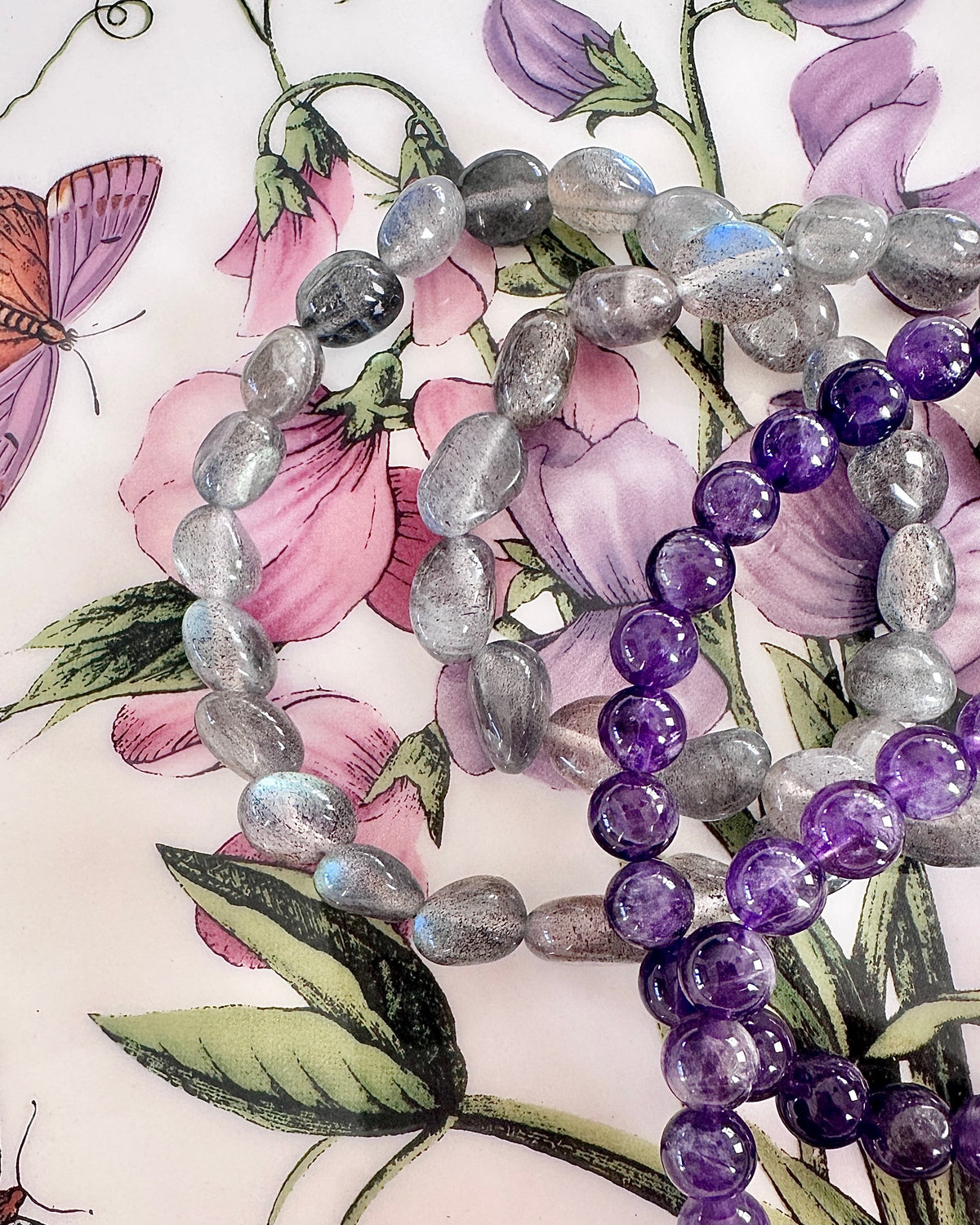 Amethyst Bracelet — Crown Chakra Calm, Focus & Sleep