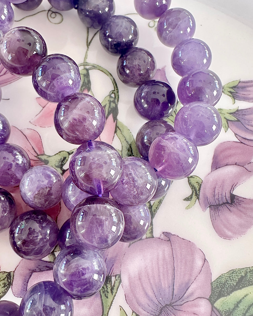 Amethyst Bracelet — Crown Chakra Calm, Focus & Sleep
