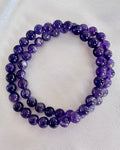 Amethyst Bracelet — Crown Chakra Calm, Focus & Sleep