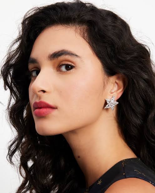 Kate Spade New York: Crystal Cluster Star Statement Earrings