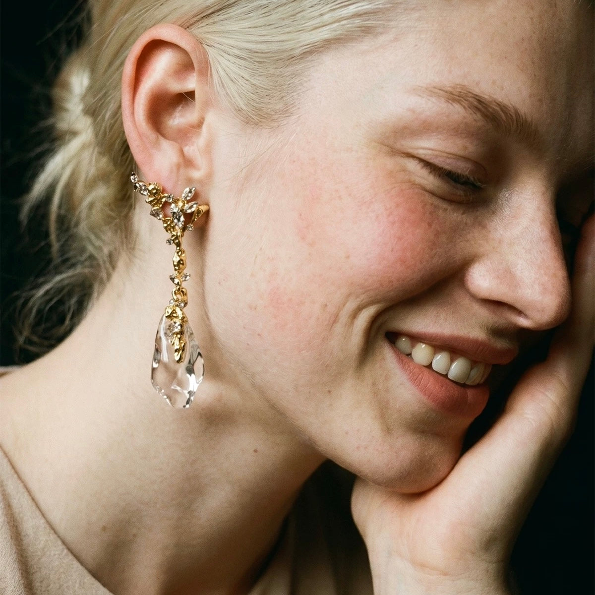 Dream Rain Post Drop Earrings