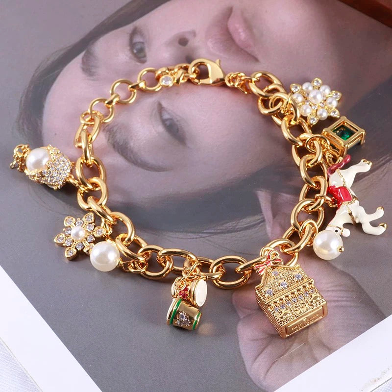 Kate Spade New York Holiday Charm Bracelet